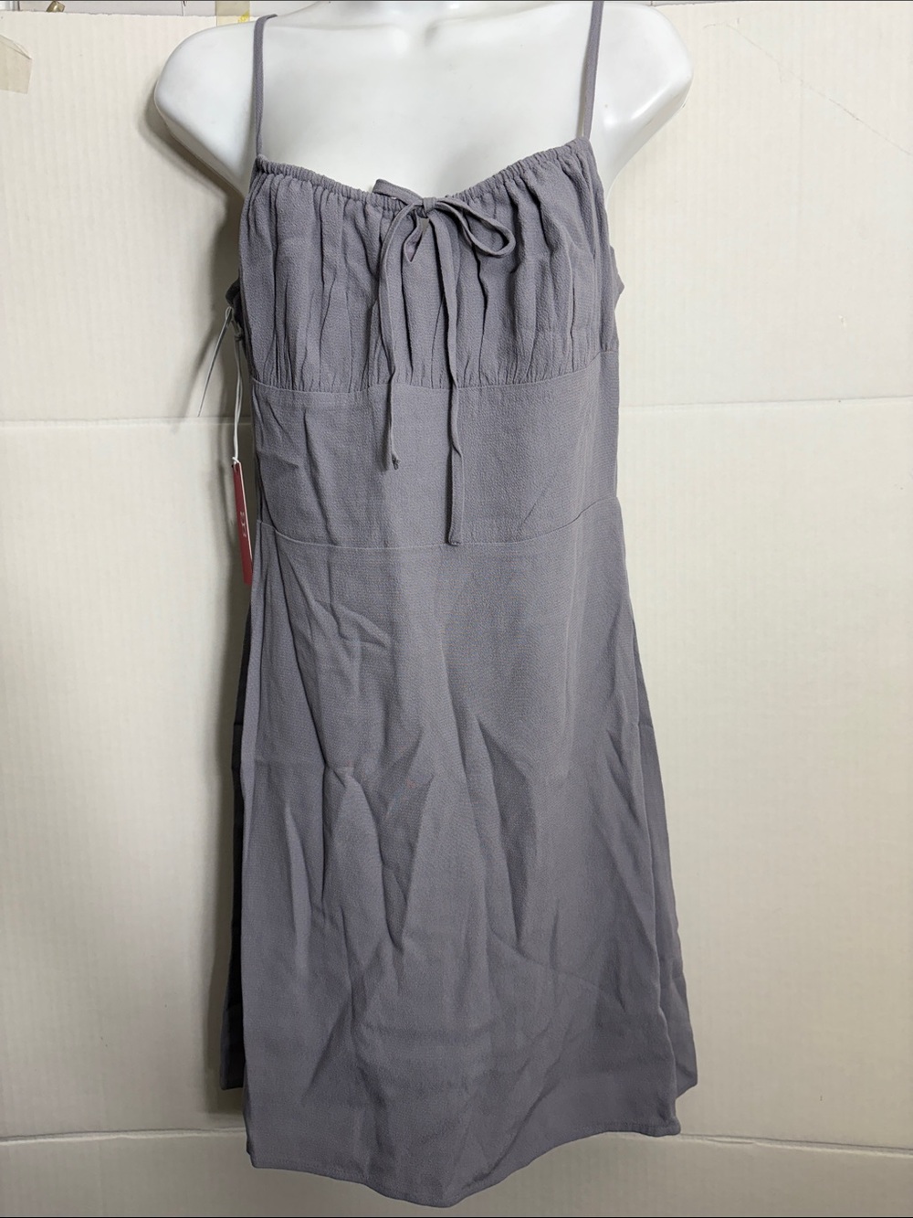 Aritzia Sunday Best Rocky Grey Delilah Mini Dress Delilah Mini Dress 8936
